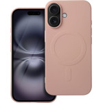 Is Tpu Silicone Mag Iphone 16 (Big HOLE) Pink Backcover - (SILMAGIP16P)