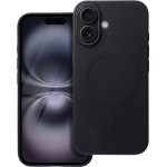 Is Tpu Silicone Mag Iphone 16 Plus (Big HOLE) Black Backcover - (SILMAGIP16PLB)