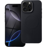 Is Tpu Silicone Mag Iphone 16 Pro Max (Big HOLE) Black Backcover - (SILMAGIP16PMB)