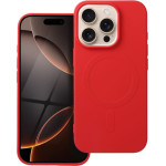Is Tpu Silicone Mag Iphone 16 Pro Max (Big HOLE) Red Backcover - (SILMAGIP16PMR)