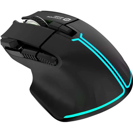 Mouse Canyon Fortnax GM-636 Rgb 9bUttons Wired Black - - (CND-SGM636B)