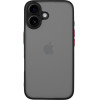 Lime Successories Lime ���� Iphone 16 Plus 6.7'' Hardshell Fusion Full Camera Protection Black With Red KEYS