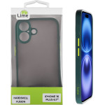 Lime Successories Lime ���� Iphone 16 Plus 6.7'' Hardshell Fusion Full Camera Protection Green With Yellow KEYS