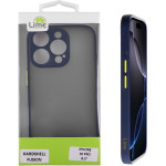 Lime Successories Lime ���� Iphone 16 Pro 6.3'' Hardshell Fusion Full Camera Protection Blue With Yellow KEYS