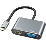 ����������� 2in1 Type-C �� Hdtv Vga hub