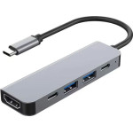 ����������� 5in1 Pd 100W Type-C Hdtv USB2.0/3.0 4K 30HZ
