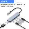 ����������� 5in1 Pd 100W Type-C Hdtv USB2.0/3.0 4K 30HZ