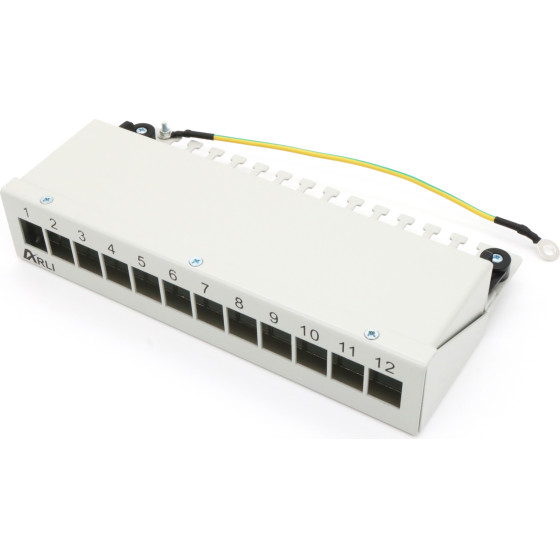 Arli ��������� Patch Panel ��� Keystones 12 Ports ���� -1361 - (PATCH.1361)