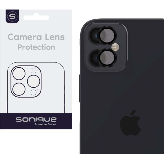 Sonique Camera Protection Lens Pro Apple Iphone 11 / Iphone 12 Mini / Iphone 12 Black