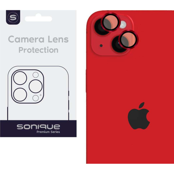 Sonique Camera Protection Lens Pro Apple Iphone 14 / Iphone 14 Plus Red