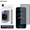 Sonique Privacy Glass Premium Series Hd Full Cover 9H Apple Iphone 12 Pro Max �����
