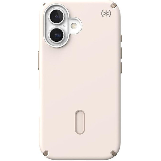 Speck Iphone 16 Case (150688-3214) Presidio Pro + Clicklock (Bleached BONE/Heirloom GOLD)