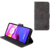 Lime Successories Lime ���� Motorola Moto E40 XT2159-9 6.5'' Essential Magnet Book Stand Clip GREY
