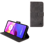 Lime Successories Lime ���� Motorola Moto E40 XT2159-9 6.5'' Essential Magnet Book Stand Clip GREY