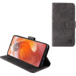 Lime Successories Lime ���� Motorola Moto Edge 50 Ultra XT2401-1 6.7'' Essential Magnet Book Stand Clip GREY