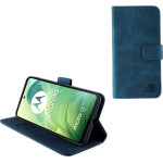 Lime Successories Lime ���� Motorola Moto G04 XT2421-3 6,56''/ Moto G24 XT2423-3 6,56'' Essential Magnet Book Stand Clip Dark BLUE