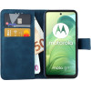 Lime Successories Lime ���� Motorola Moto G04 XT2421-3 6,56''/ Moto G24 XT2423-3 6,56'' Essential Magnet Book Stand Clip Dark BLUE