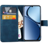 Lime Successories Lime ���� Realme C63 4G 6.74'' Essential Magnet Book Stand Clip Dark BLUE