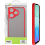 Lime Successories Lime ���� Xiaomi Redmi 13/ Poco M6 4G 6,79'' Hardshell Fusion Full Camera Protection Red With Black KEYS
