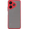 Lime Successories Lime ���� Xiaomi Redmi 13/ Poco M6 4G 6,79'' Hardshell Fusion Full Camera Protection Red With Black KEYS