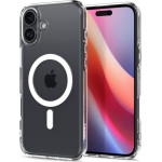 Spigen Ultra Hybrid Combatible With Magsafe Iphone 16 Plus White Backcover - (ACS08075)
