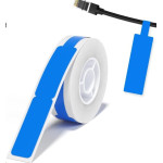 NIIMBOT Thermal Label Paper 12.5*74+35-65 Cable Blue - (A2K18638501)