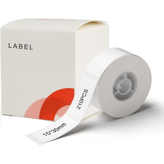 NIIMBOT Thermal Label Paper 15*30-210 White - (A2A68601301)