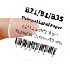 NIIMBOT Thermal Label Paper 31*31-210 Transparent Round - (A2G88918601)
