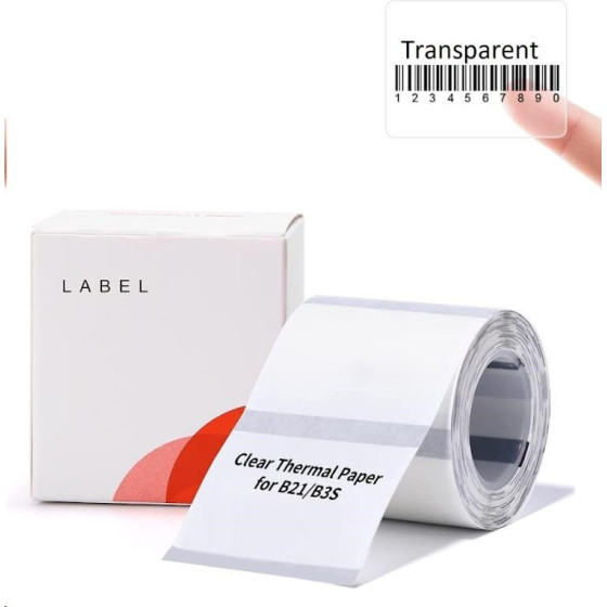 NIIMBOT Thermal Label Paper 40*30-230 Transparent - (A2G88318801)