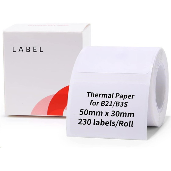 NIIMBOT Thermal Label Paper 50*30-230 White - (A2A88358101)