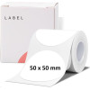 NIIMBOT Thermal Label Paper 50*50-150 Round White - (A2A68351901)