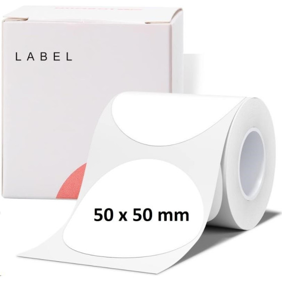 NIIMBOT Thermal Label Paper 50*50-150 Round White - (A2A68351901)