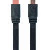 Cablexpert High Speed Hdmi Flat Cable With Ethernet 1,8M Black - (CC-HDMI4F-6)