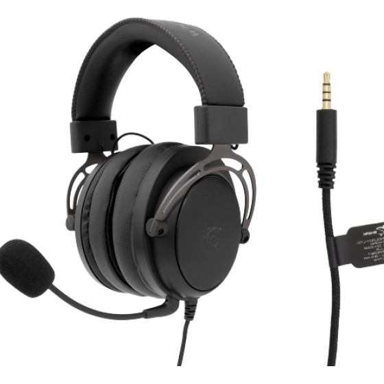 White Shark Gaming Headset GH-2341 Gorilla BLACK/Grey - (GORILLA-BG)
