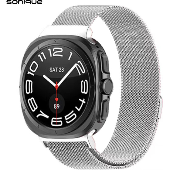 Sonique ������� Stainless Steel Milanese Classic ��� Samsung Galaxy Watch 7 Ultra (47mm) �����