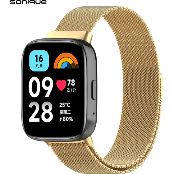 Sonique ������� Stainless Steel Milanese Classic ��� Xiaomi Redmi Watch 3 Active �����