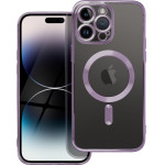 Is Tpu Mag Electro Iphone 16 Pro Trans Purple Backcover - (MAGETPUIP16PRU)