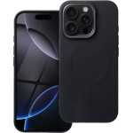 Is Tpu Silicone Mag Iphone 16 Pro (Big HOLE) Black Backcover - (SILMAGIP16PRB)