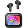 Ksix Bluetooth Tws Vision Tft Display Earbuds Enc & Anc Black - (BTW03N)