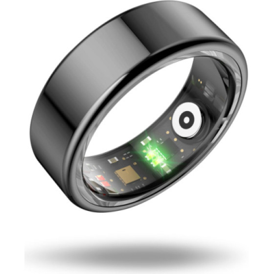 Ksix Smartring Saturn M Size 10 19,8mm Black - (BSR01N10)