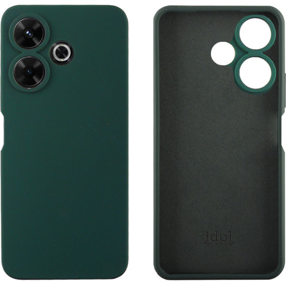 Idol 1991 ���� Xiaomi Redmi 13/ Poco M6 4G 6,79'' Velvet Elite Tpu 4 Side Full Camera Protection Dark GREEN