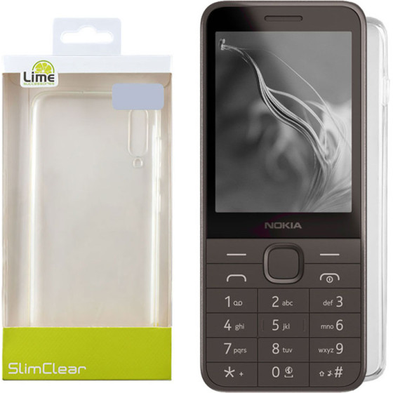 Lime Successories Lime ���� Nokia 235 4G 2024 TA-1614 2.8'' Slimclear Tpu Camera Guard �������