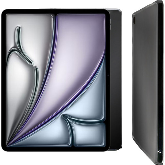 Volte-Tel ���� Ipad Air 13 2024 13.0'' Silicon Deluxe Tpu BLACK