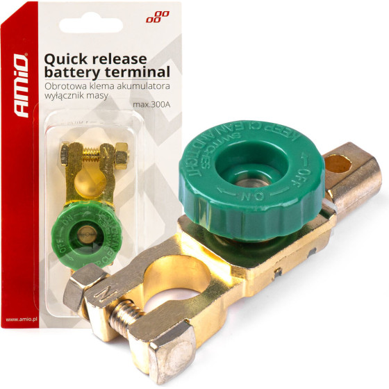 AMiO ����� ��������� ��������� & �������� �������� 12/24V 300A ���� ��� �� ( - )���� - 1 ���. - (03022)