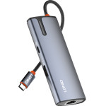 Ldnio Docking Station DS-16H, 6 �����, USB-C �������, 4K, 100W PD, ����