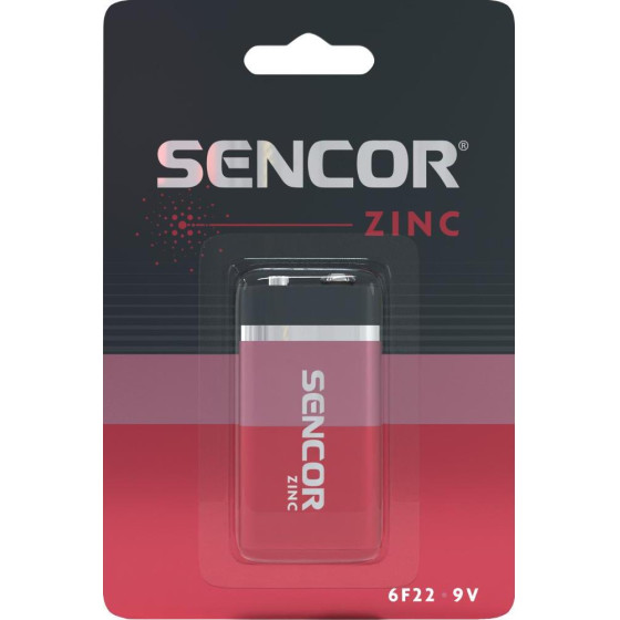 Sencor �������� Sba 6F22 Zinc-Carbon 9V - (Sba 6F22 1BP 9V Zn)