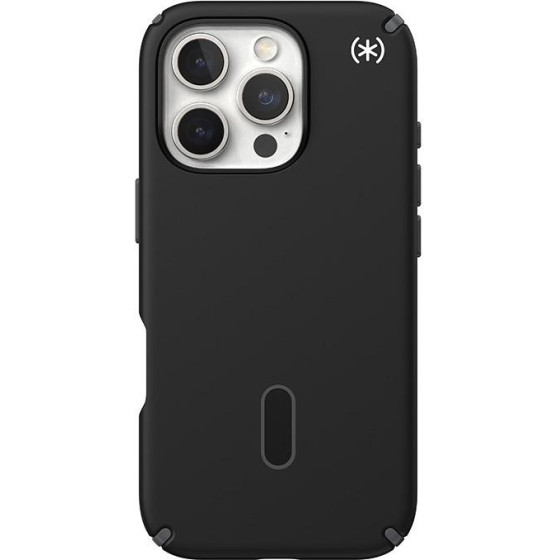 Speck Iphone 16 Pro Case (150700-3205) Presidio Pro + Clicklock (Black / Slate GREY)