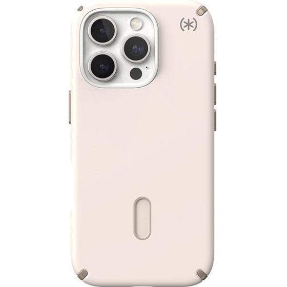 Speck Iphone 16 Pro Case (150700-3214) Presidio Pro + Clicklock ( Bleached BONE/Heirloom GOLD)