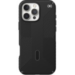Speck Iphone 16 Pro Max Case (150725-3205) Presidio Pro Grip + Clicklock (Black / Slate GREY)