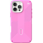 Speck Iphone 16 Pro Max Case (150725-3249) Presidio Pro Grip + Clicklock ( True PINK/Shocking PINK)